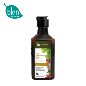 Shampoo capilar Chile, ginkgo biloba, trigo y soya